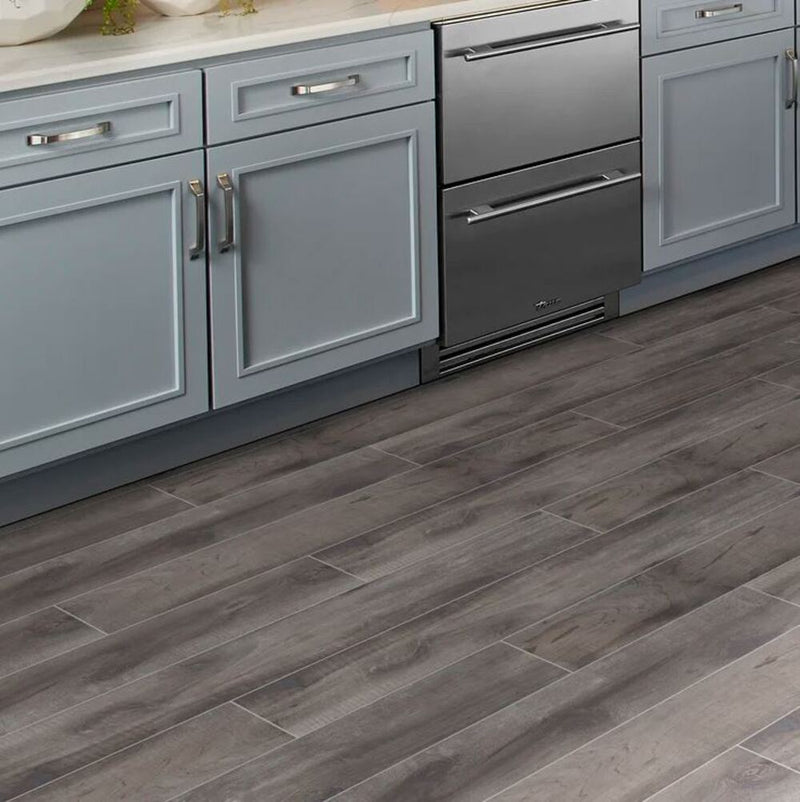 Country River 8x48 Vinyl Flooring Porcelain Wood Look Tile (Box of 10.6 sq.ft)
