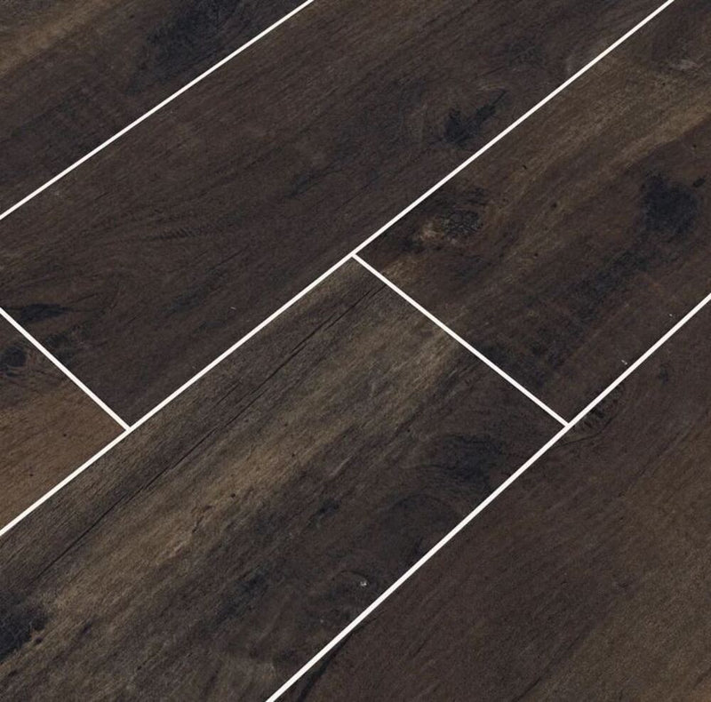Country River 8x48 Vinyl Flooring Porcelain Wood Look Tile (Box of 10.6 sq.ft)