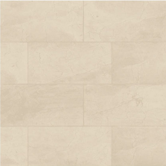 Crema Marfil Premium 12x24 Marble Tile Polished