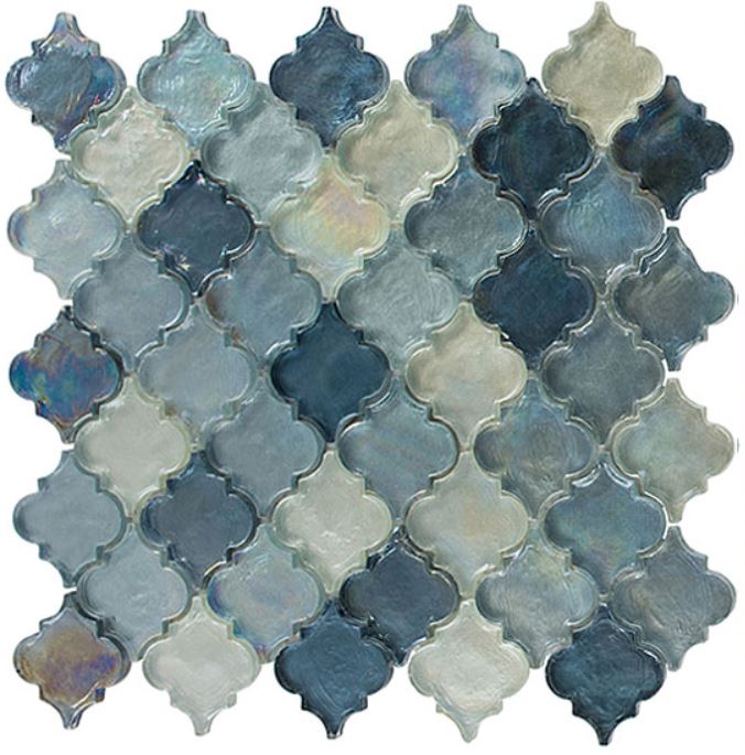 GT Glass Wall Tile Dentelle Heavenly Lagoon DTL3005
