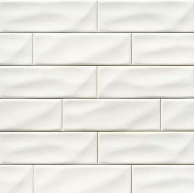 Whisper White Subway 3 in. x 6 in. Handcrafted Glossy Ceramic Subway Wall Tile by MSI (1 sq. ft./Case)