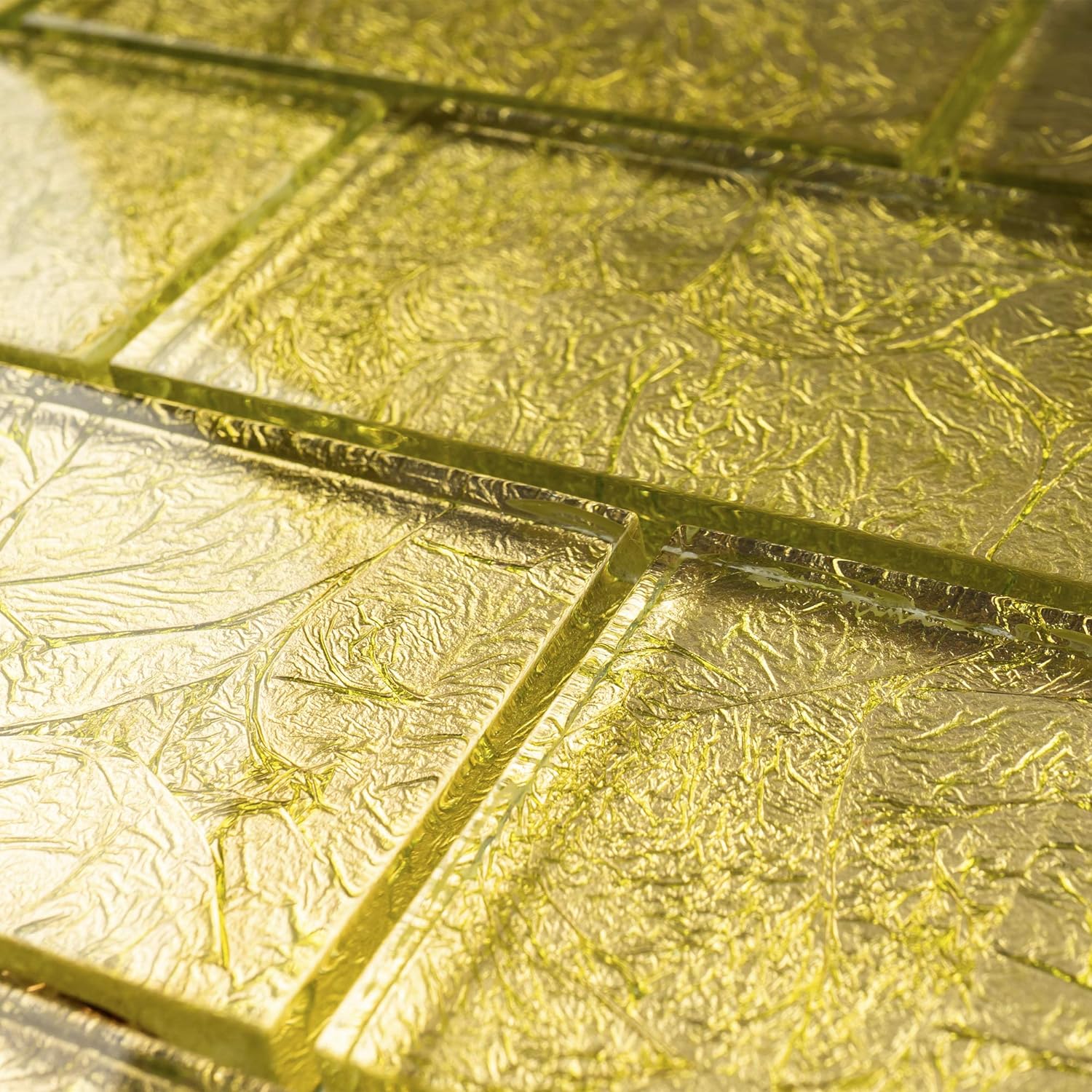 TGKG-01 Gold 2x4 Glass Mosaic Tile Sheet Subway Tile -Kitchen and Bath backsplash Wall Tile