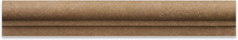 Noce 2X12 Travertine Chair Rail Ogee-1 Molding Wall Tile