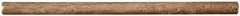 Noche, Noce Tumbled Travertine  1/2x12 Pencil Wall Tile (1 PIECES)