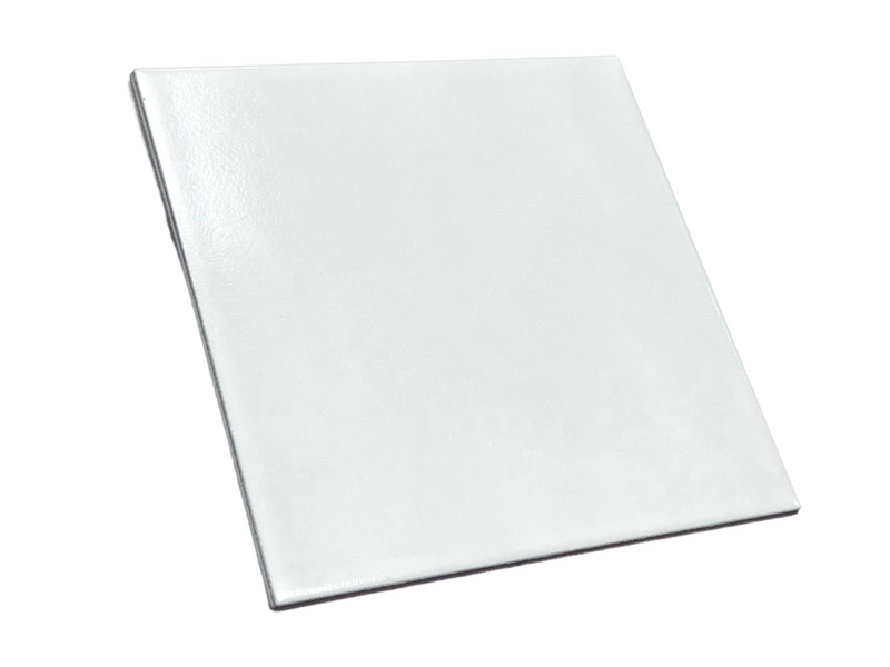 White 8x8 Subway Square Porcelain Floor and Wall Tile Matte Finish (Box of 10.76 Sqft - 25 Pieces), Wall Tile, Backsplash Tile, Accent Wall, Bathroom Tile by Tenedos