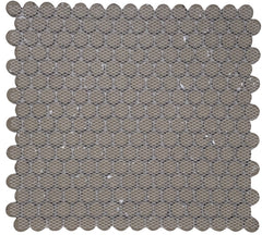 Penny Blue Eye 12 1/4 x 12 Inch Porcelain Mosaic Floor & Wall Tile (10 Pcs/10.2 Sq. Ft. Per Case)