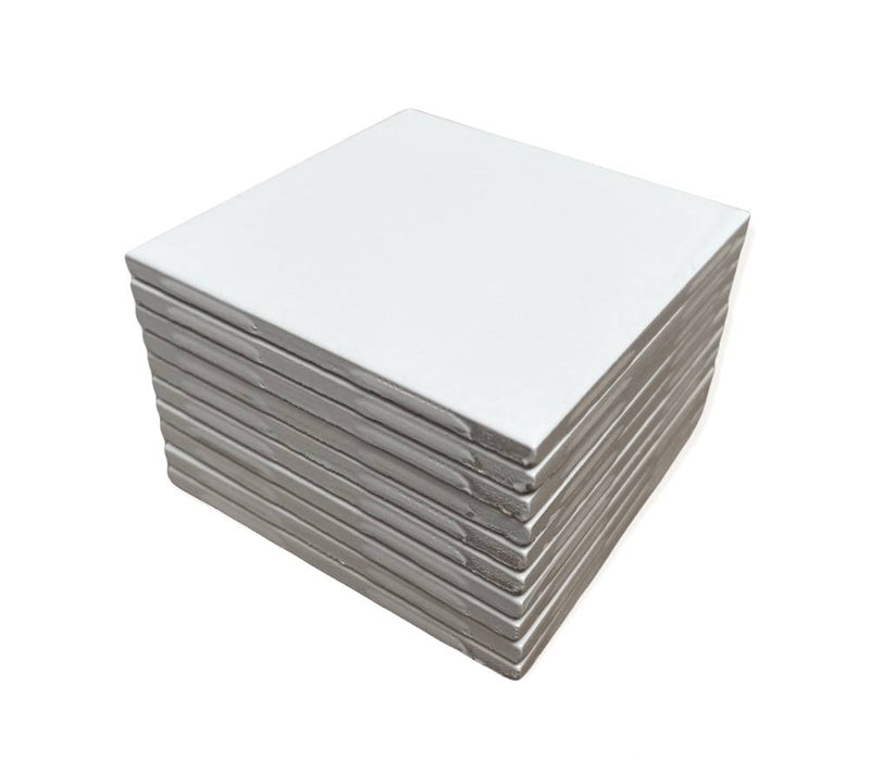 6 in Ceramic Tile Gloss 6x6 Box of 8 Piece for Bathroom Wall and Kitchen Backsplash by Tenedos