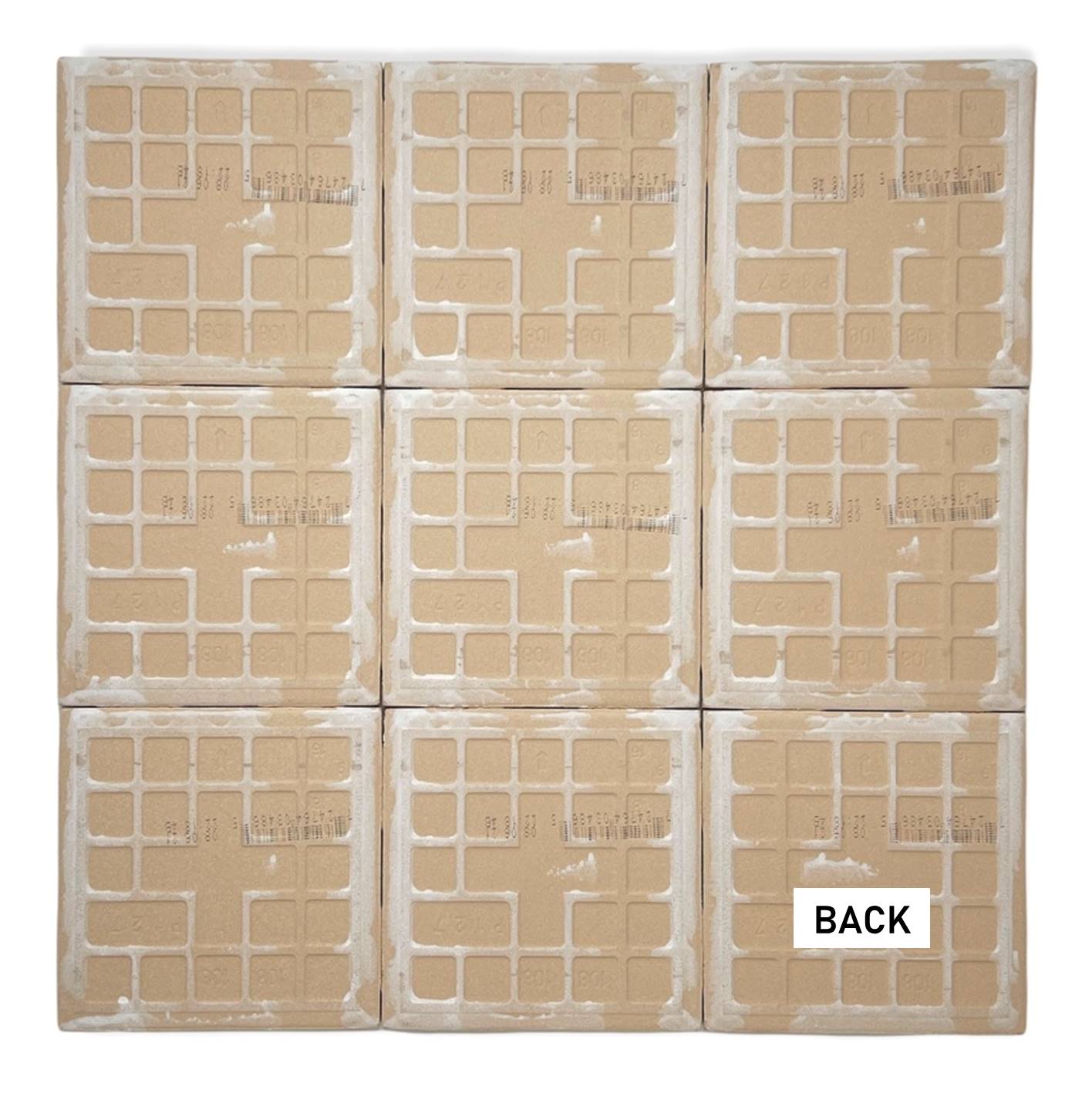 4 in White Ceramic Tile Gloss 4 1/4" Box of 10 Piece for Bathroom Wall and Kitchen Backsplash