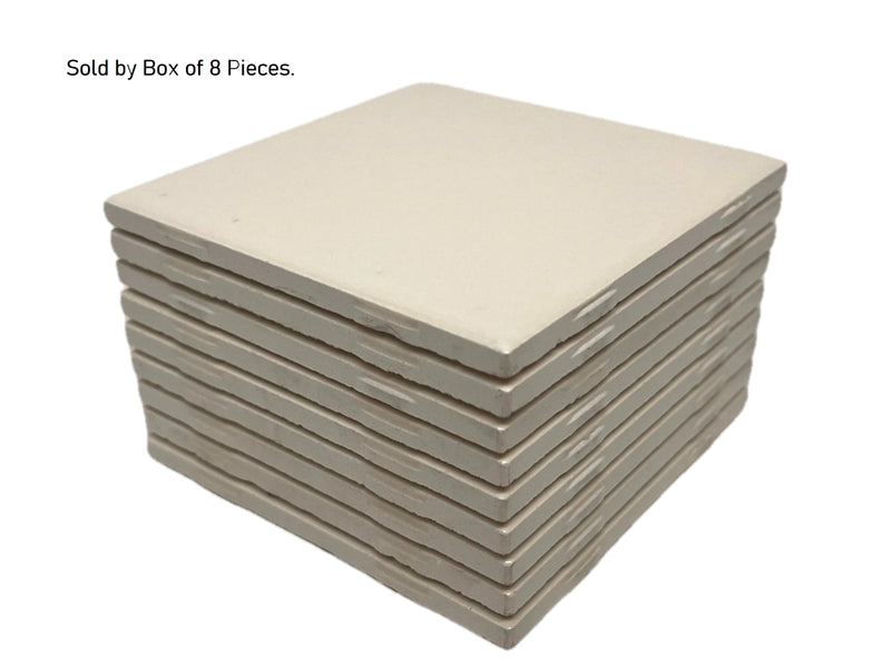 6 in Ceramic Tile Gloss 6x6 Box of 8 Piece for Bathroom Wall and Kitchen Backsplash by Tenedos