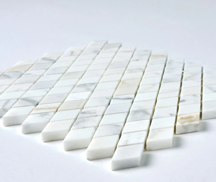 Calacatta Gold Diamond Marble Mosaic Polished- 1 piece