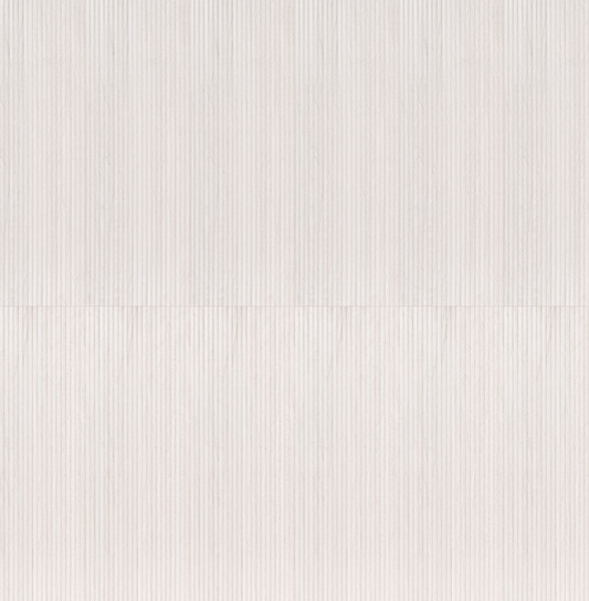 UrbanSlat White 16 in. x 48 in. Matte Ceramic Fluted Wall Tile (15.51 sq. ft./Case)