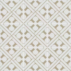 Magnolia 8 in. x 8 in. Matte Porcelain Encaustic Floor and Wall Tile (5.16 sq. ft./Case) HTC