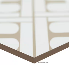 Magnolia 8 in. x 8 in. Matte Porcelain Encaustic Floor and Wall Tile (5.16 sq. ft./Case) HTC