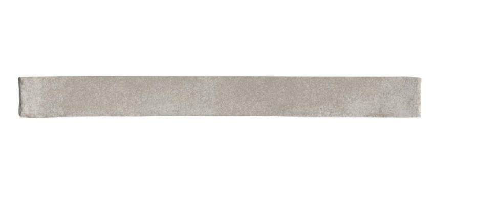 Flamenco Whales Gray Brick 2 in. x 18 in. Glossy Porcelain Floor and Wall Tile (8 sq. ft./Case)