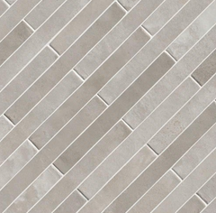 Flamenco Whales Gray Brick 2 in. x 18 in. Glossy Porcelain Floor and Wall Tile (8 sq. ft./Case)