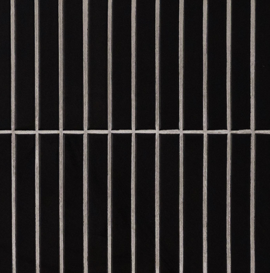 Black Matte 1x6 Stack Pattern MSI