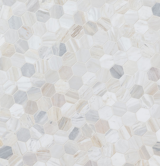 Athena Gold 2" Hexagon Honed Mosaic Tile MSI