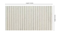 Pearl Stax 6 in. x 12 in. Polished Porcelain Fluted Subway Wall Tile (8.33 sq. ft./Case) MSI