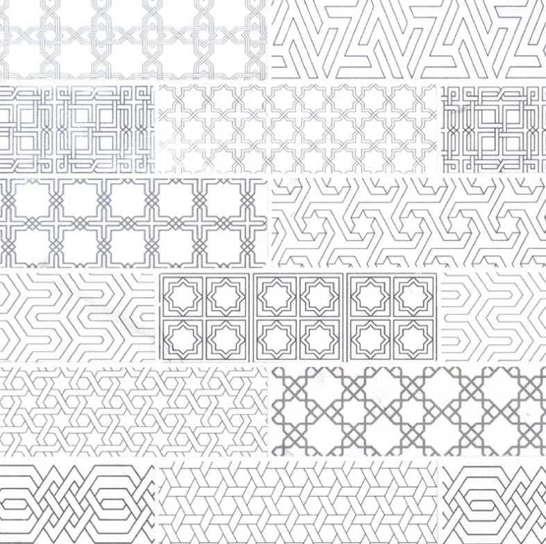 Abani Encaustic Subway Tile-1 sqft