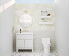 Calacatta Gold Italian Marble Geometrica Mosaic Tile Polished (Glossy)