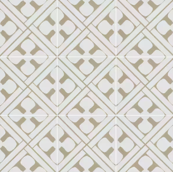 Elora Encaustic Tile Matte 8x8- 1 Piece