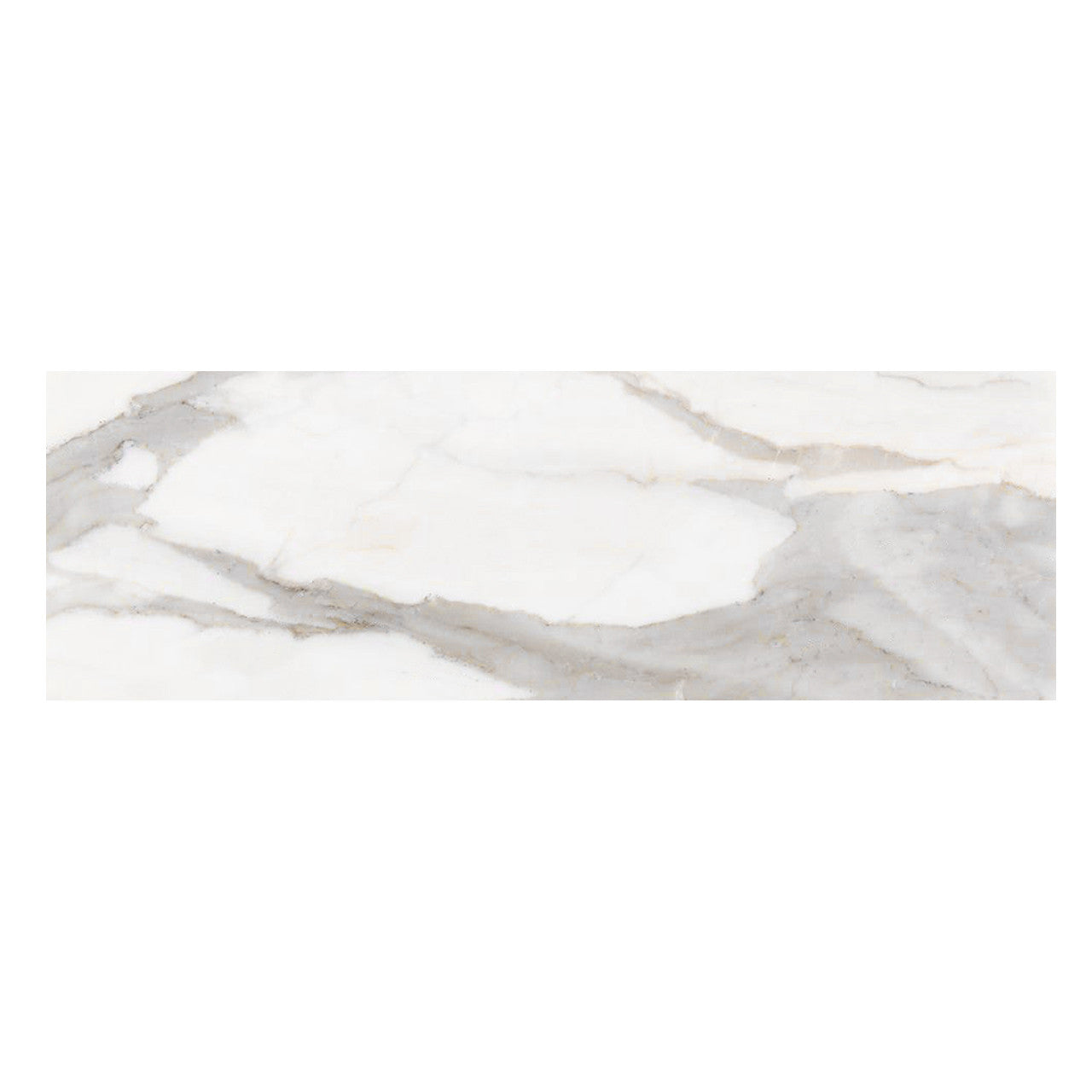 4x12 Calacatta Gold Italian Marble Subway Tile Polished (Glossy)