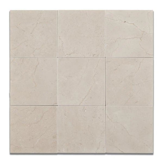 Crema Marfil 4x4 Polished/Honed Field Tile