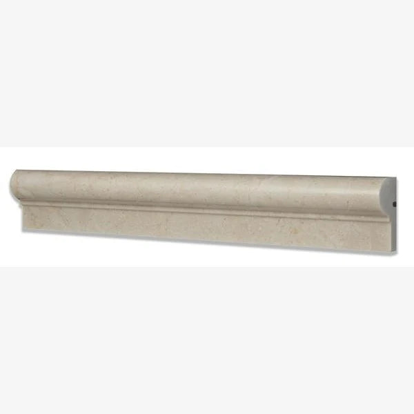 Tenedos Crema Marfil Chair Rail Molding Polished/Honed 1 piece