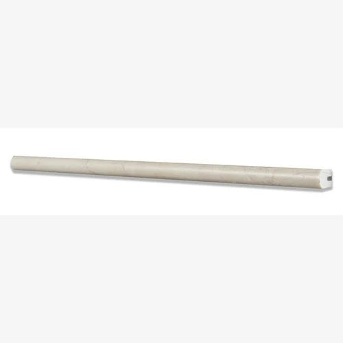 Tenedos Crema Marfil 1/2x12 Polished/Honed Pencil Liner 1 piece