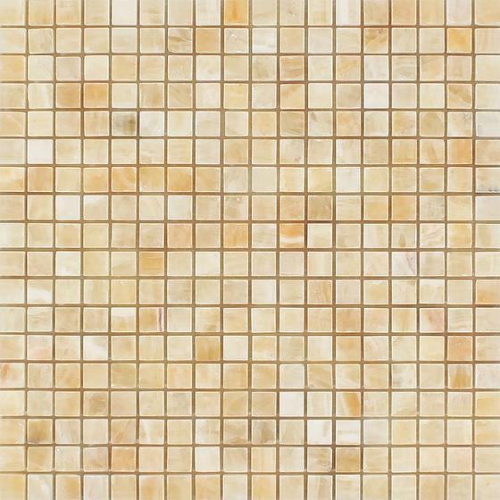 Aurora Onyx 5/8x5/8  Mosaic Polished