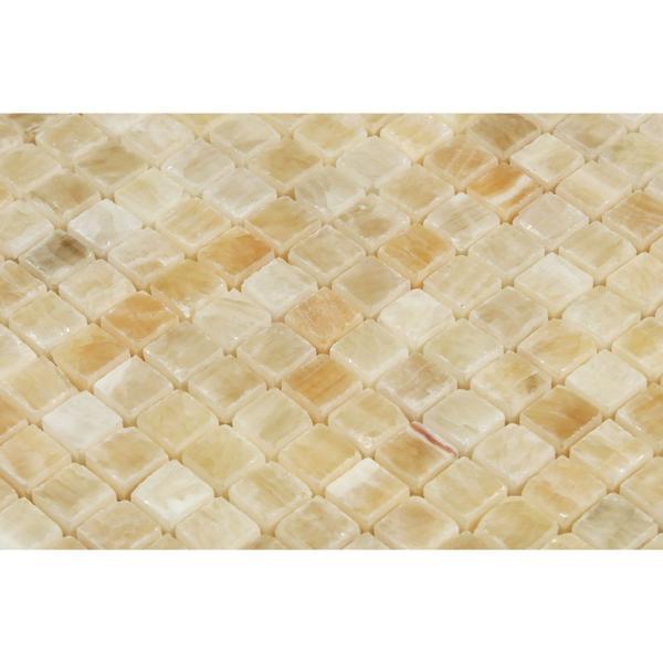 Aurora Onyx 5/8x5/8  Mosaic Polished