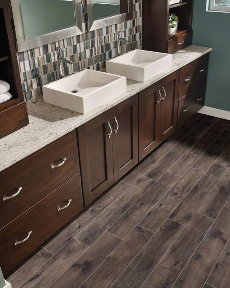 Country River 8x48 Vinyl Flooring Porcelain Wood Look Tile (Box of 10.6 sq.ft)