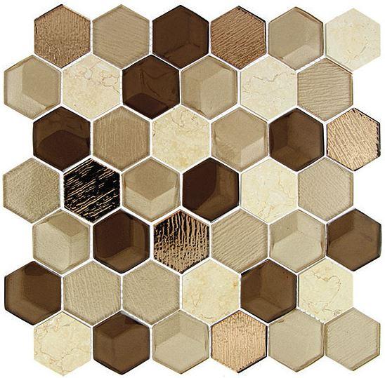 GT Glass Wall Tile  Honey Harvest QLS134