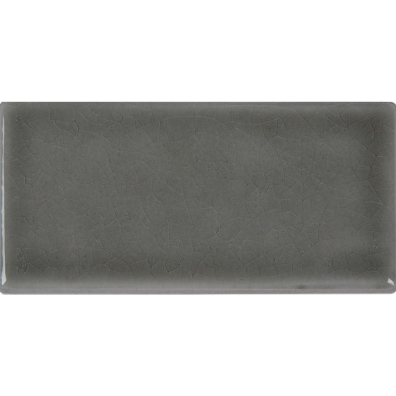 MS International Dove Gray 3X6 Handcrafted Glazed Ceramic Wall Tile