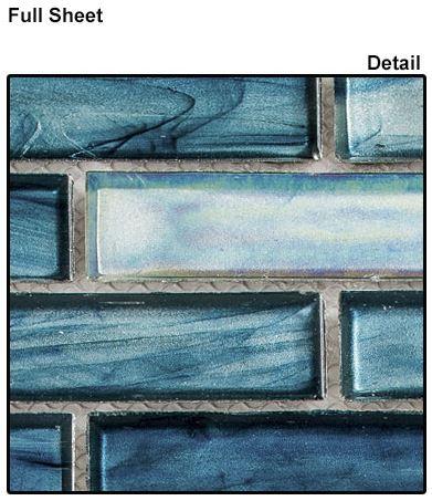 GT Tiles Cobalt Sea (1x4 Random Brick) OCS172