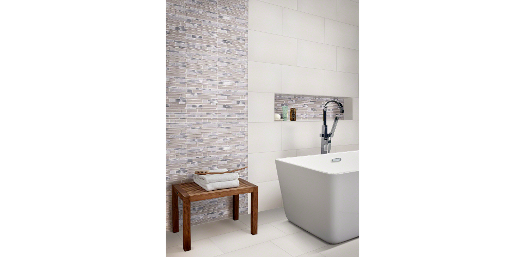 White Porcelain Subway Tile Matte Finish 12x24 inch  for Wall Tile, Bathroom Tile (Box of 14 Sqft )