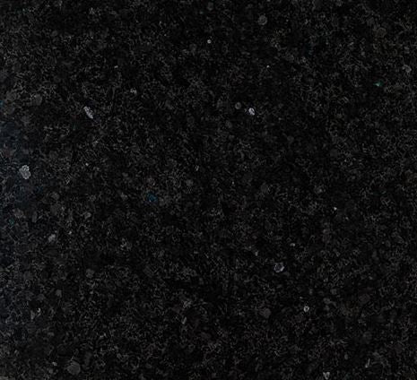 Deep Black and Spark Blue Dot Granite Flooring Bathroom Wall Backsplash Entrance Foyer Fireplace Kitchen Countertops - 12 x 12 Polished Tile