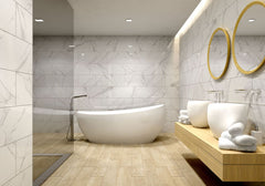 Dymo Statuary White Glossy 12x24 Glazed Wall Ceramic Tile (16 sq. ft./Case)