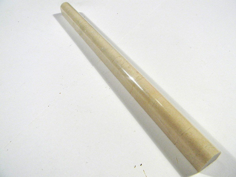 Crema Marfil Polished 3/4x12 Pencil Liner Wall Marble Tile