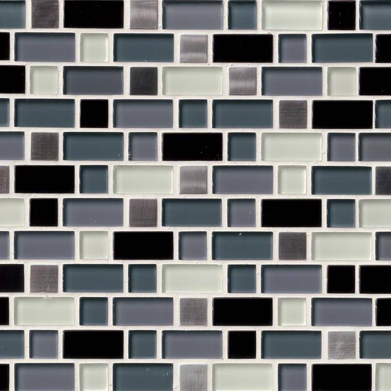 MS International Crystal Cove 12 in. x 12 in. Glass Blend Mesh-Mounted Mosaic Tile - BOX OF 5 TILES