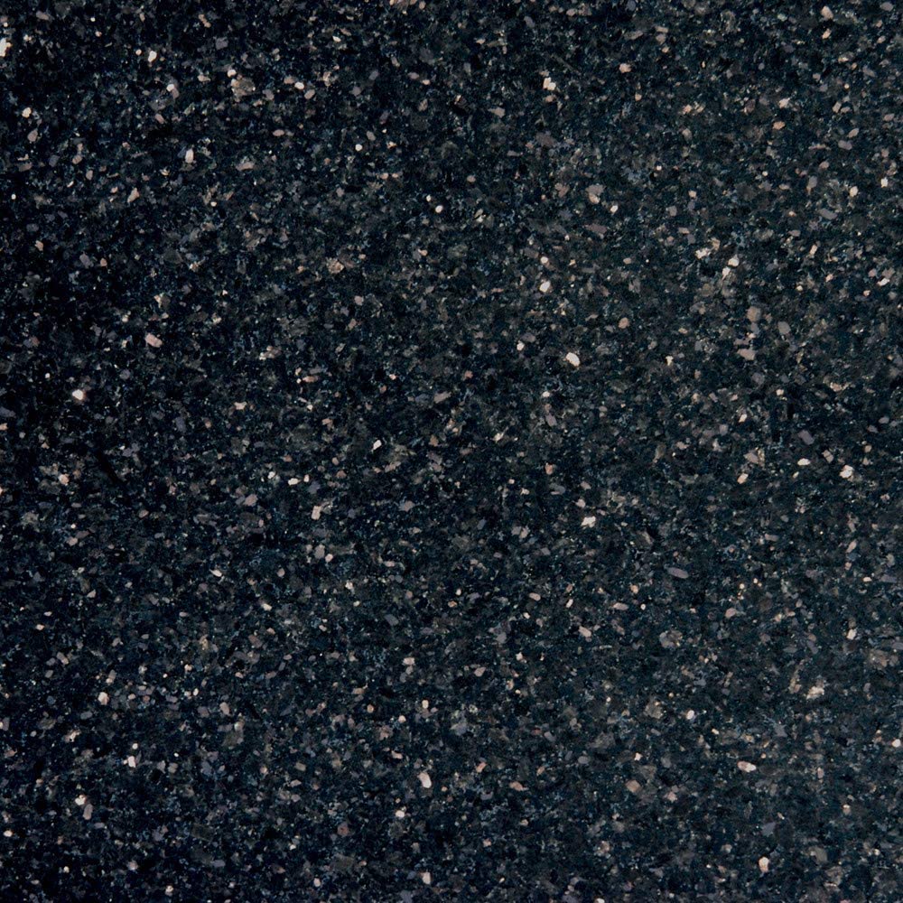 18" x 18" Polished Granite Tile in Black Galaxy -1 Piece (2.25 sqft)