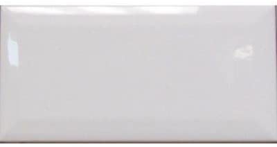U.S. Ceramic Tile Bright Glazed White 3 in. x 6 in. Beveled Edge Wall Tile