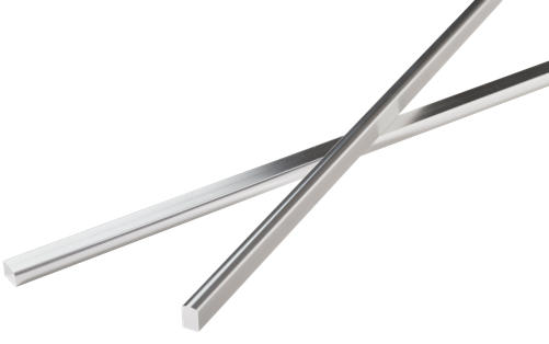 Vogue Tile 12 inch Stainless Steel Trim Glass Metal, Decorative Wall and Backsplash Tile finished