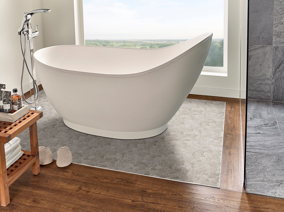 MS International SMOT-PEB-WHTOAK White Oak Pebbles Floor Wall Tile Tumbled Pattern