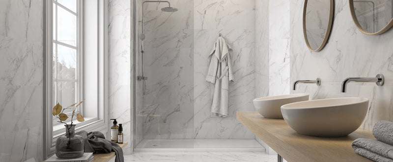 Statuary 12 in. x 24 in. Polished Porcelain for Floor and Wall Tile (40 Pieces/Case) - Tenedos