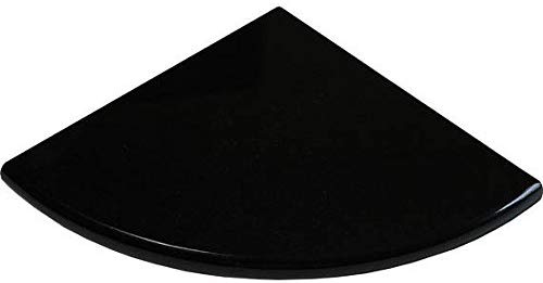 Premium Quality Absolute Black Granite Corner Shelf (Shower Caddy) Both Side Polished 9 inch - Tenedos