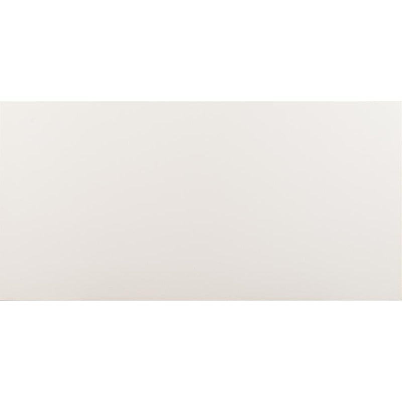 White Porcelain Subway Tile Matte Finish 12x24 inch  for Wall Tile, Bathroom Tile (Box of 14 Sqft )