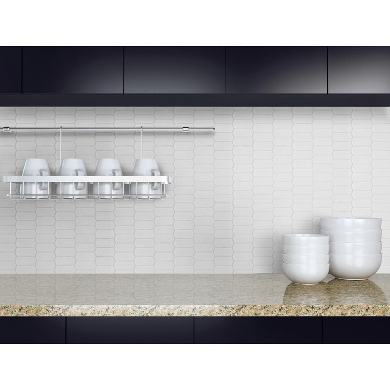 MSI Retro Picket Bianco Porcelain Mesh-Mounted Mosaic Tile