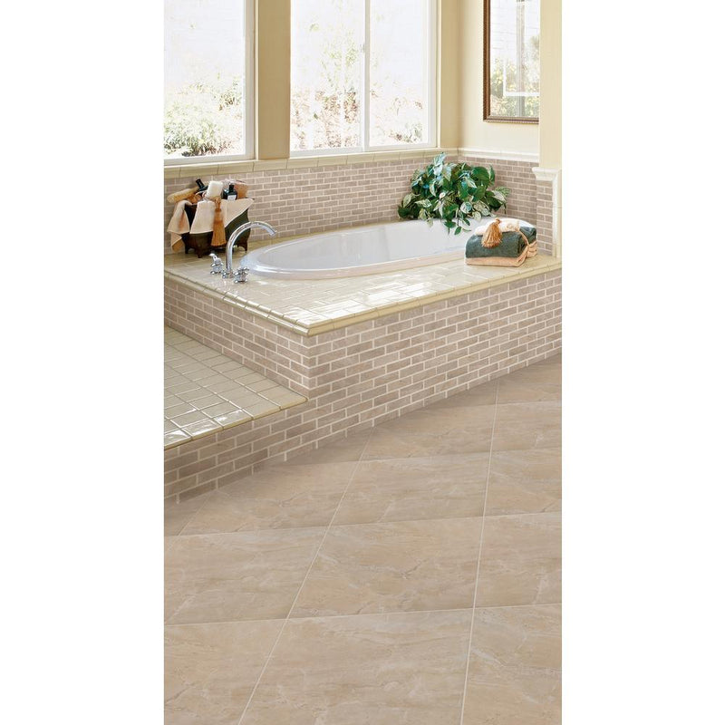 MS International Onyx Sand  Glazed Porcelain Floor and Wall Tile - Finish Matte