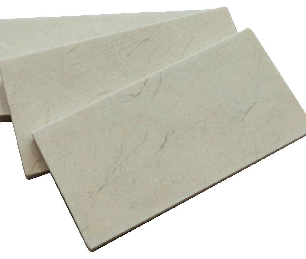 3x6 Honed Crema Marfil Stone Tile Mosaics for Bathroom and Kitchen Walls Kitchen Backsplashes